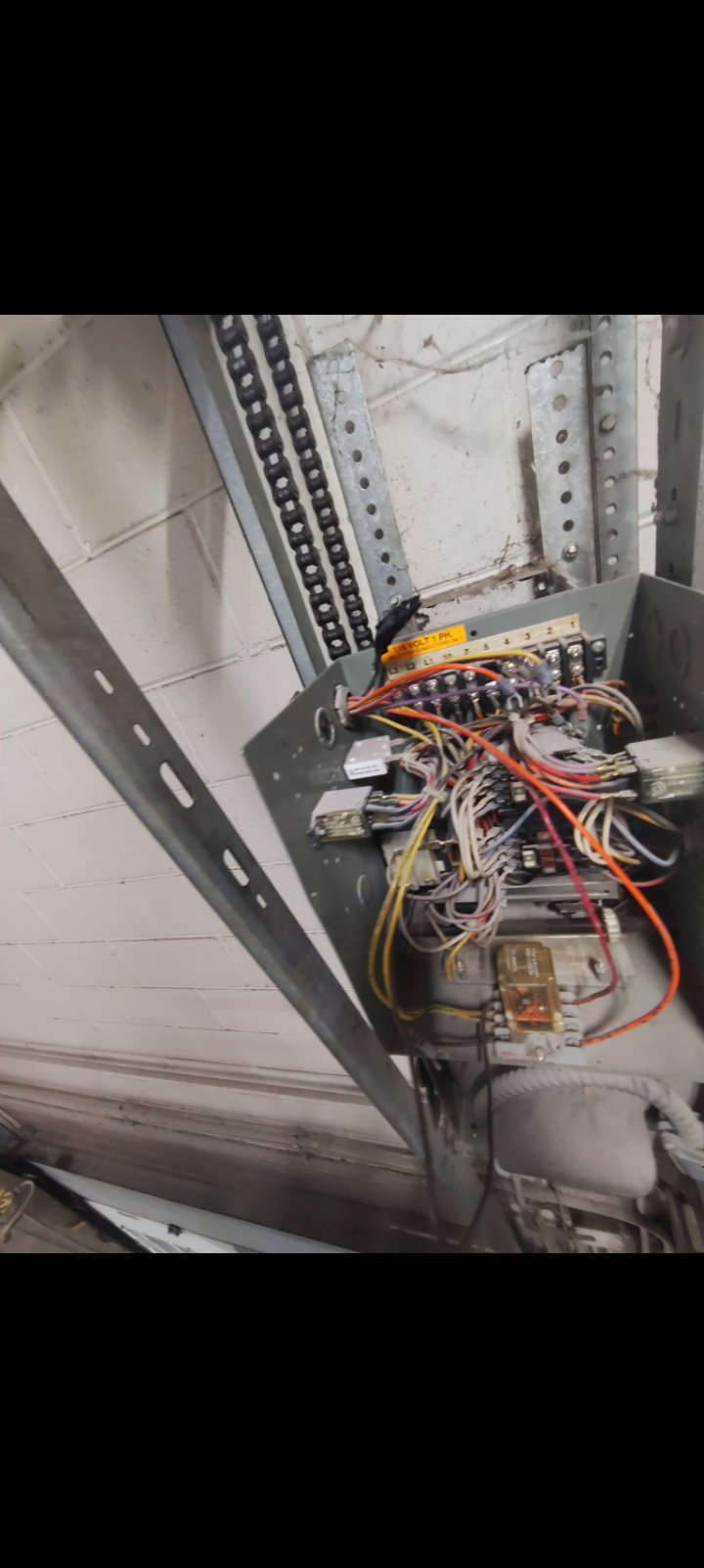 Commercial door control panel