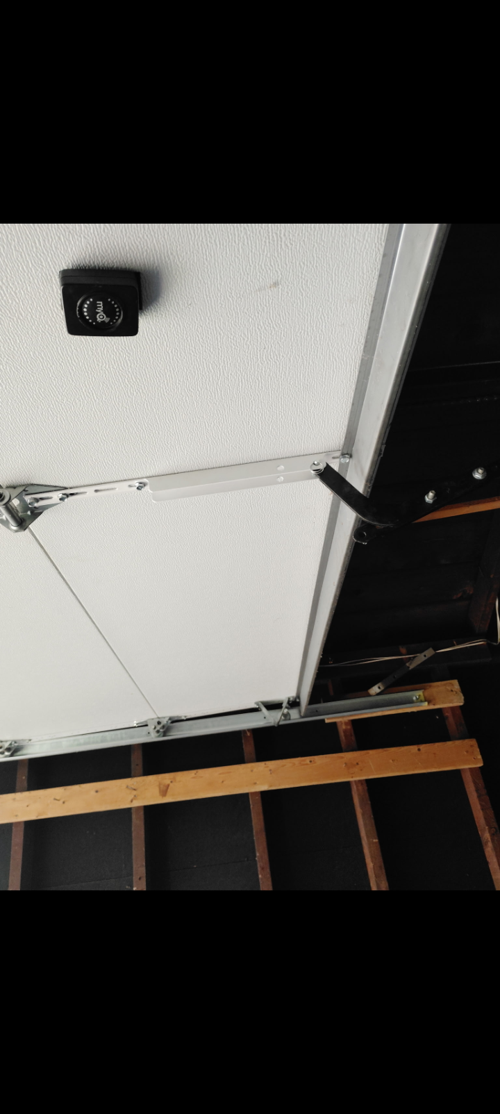 Garage door interior hardware